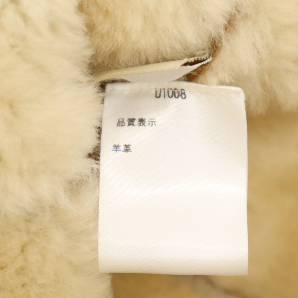 アグ シープスキン ハット ブラウン系 UGG もこもこ 箱付き レディース