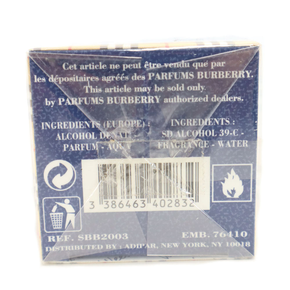 バーバリー 未使用 フランス製 ウィークエンドフォーメンオードトワレ 香水 BURBERRY 未開封 フレグランス メンズ
