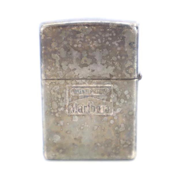 ジッポー 90s 1996年 USA製 Marlboro オイルライター ブラウン オールド マルボロ メンズ