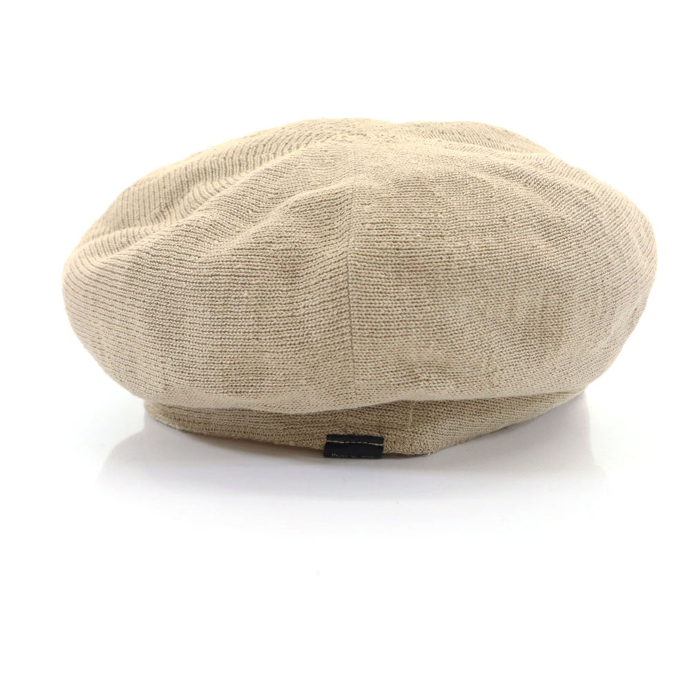 CA4LA カシラ 日本製 リネンブレンド ベレー帽 ベージュ 帽子 レディース