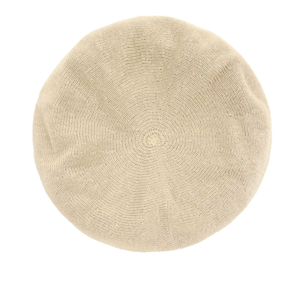 CA4LA カシラ 日本製 リネンブレンド ベレー帽 ベージュ 帽子 レディース