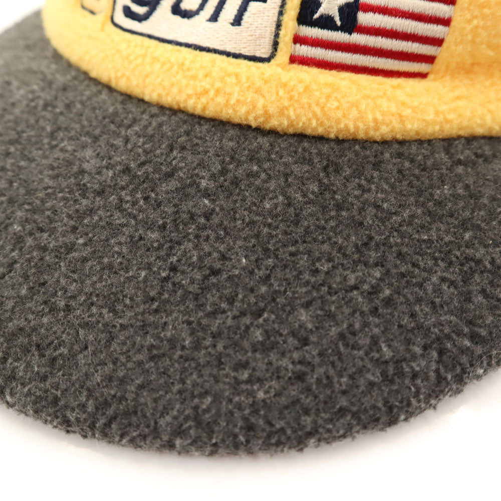 パーリーゲイツ ゴルフ フリース サンバイザー FR イエロー PEARLY GATES GOLF メンズ