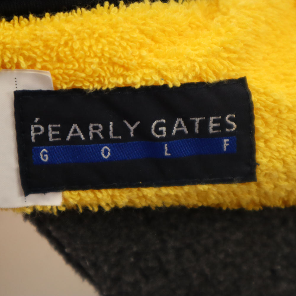 パーリーゲイツ ゴルフ フリース サンバイザー FR イエロー PEARLY GATES GOLF メンズ