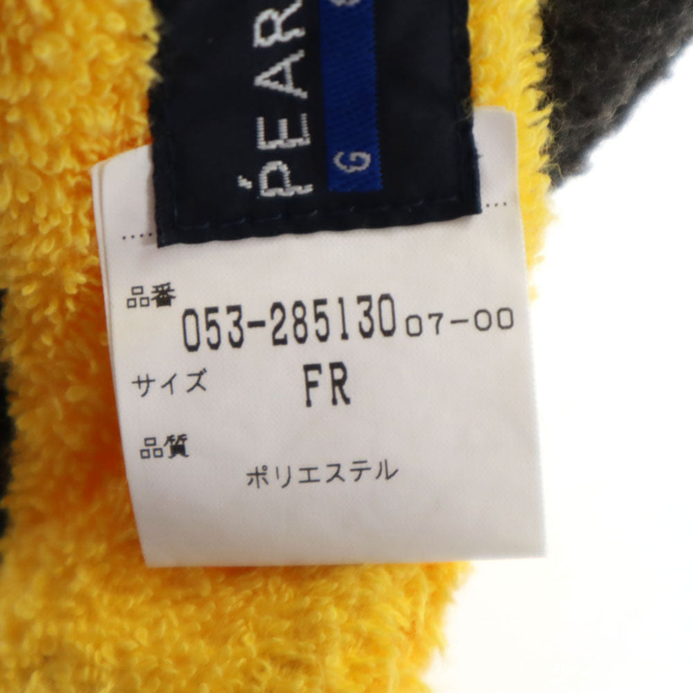 パーリーゲイツ ゴルフ フリース サンバイザー FR イエロー メンズ