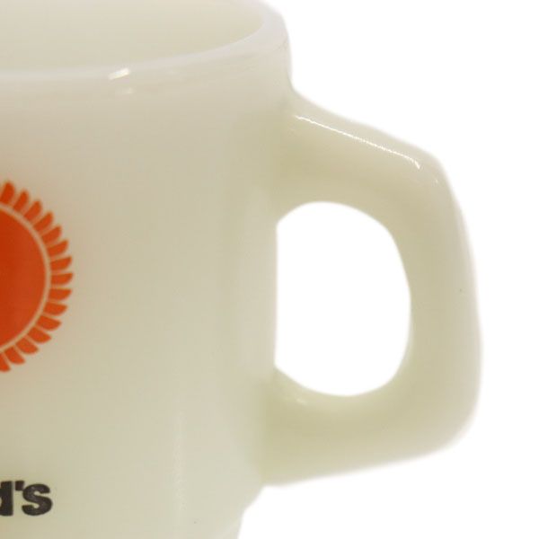 ファイヤーキング 60s 70s USA製 アンカーホーキング ミルクガラス マクドナルド ヴィンテージ マグカップ ホワイト系 オールド メンズ