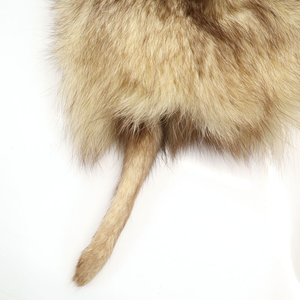 ティペット ベージュ マフラー ストール 毛皮 レディース