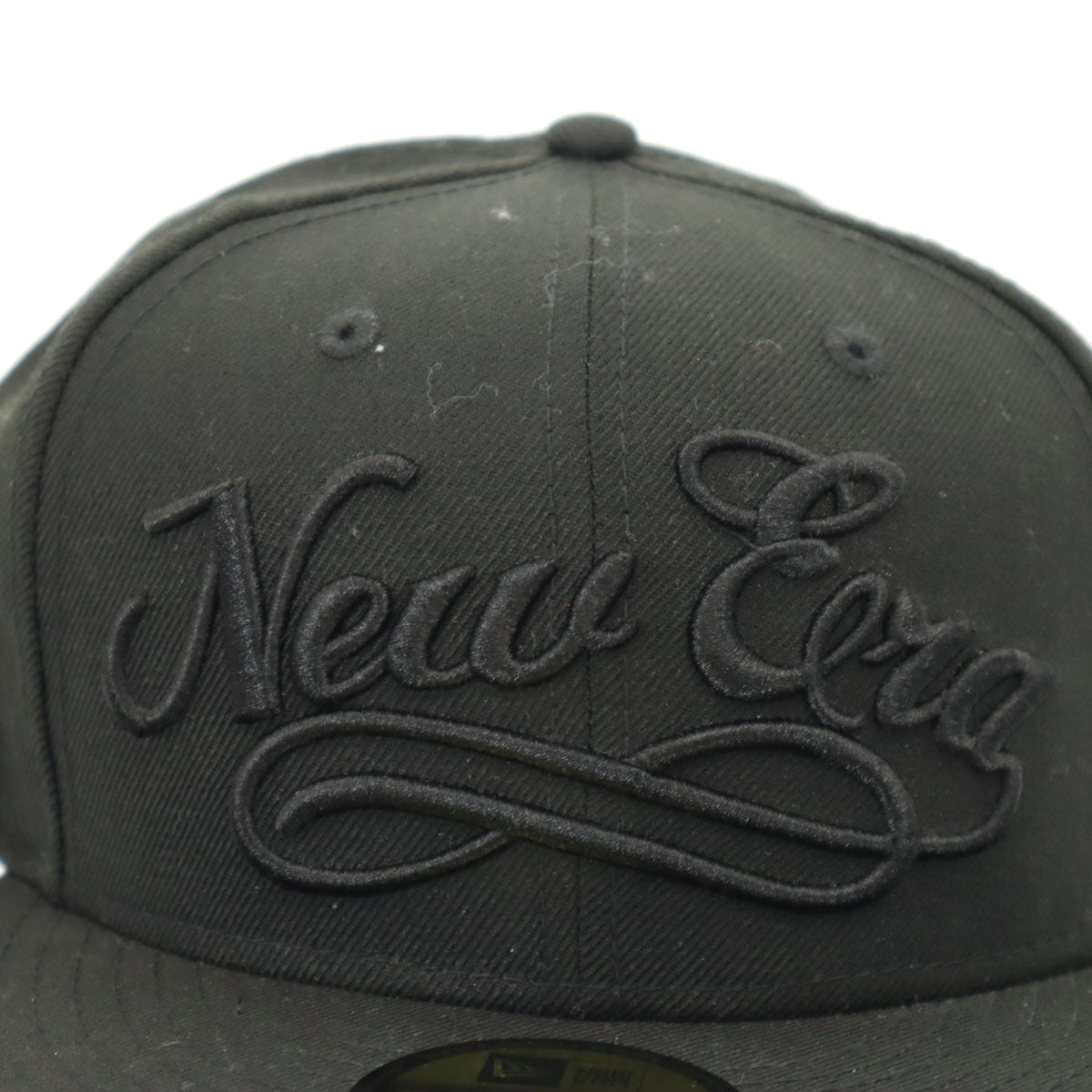 未使用 NEW ERA ニューエラ SCRIPT キャップ 59 ブラック FIFTY 帽子 メンズ