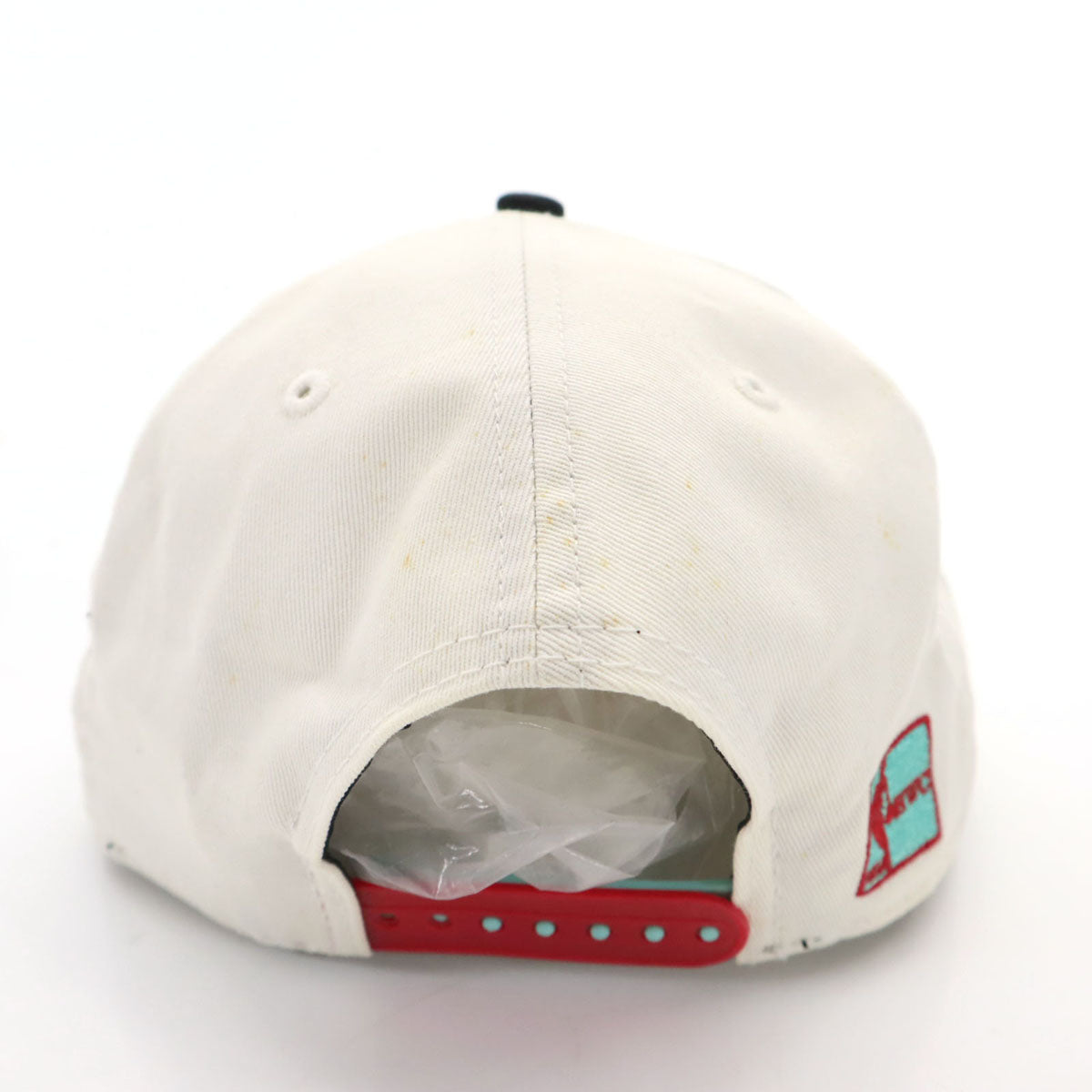 NEW ERA ニューエラ 9FIFTY キャップ ONE SIZE ホワイト×レッド NBA スナップバック メンズ