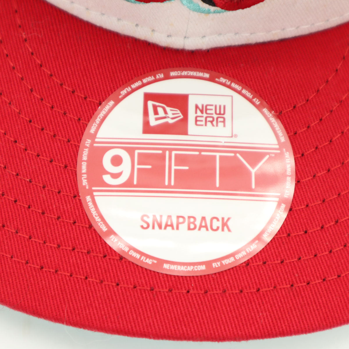 NEW ERA ニューエラ 9FIFTY キャップ ONE SIZE ホワイト×レッド NBA スナップバック メンズ
