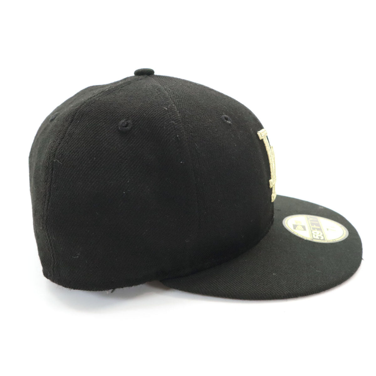NEW ERA ニューエラ 59fifty ロサンゼルスドジャース ウール ウール キャップ 7 3/8 ブラック メンズ
