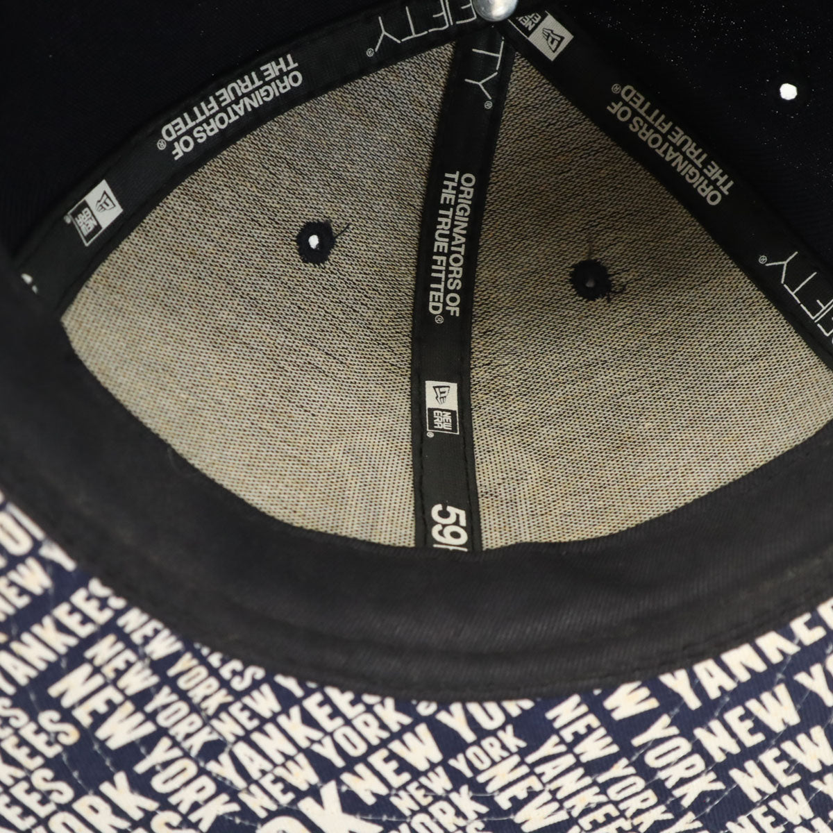 NEW ERA ニューエラ 59FIFTY ニューヨークヤンキース ウール キャップ 7 1/4 ブラック メンズ