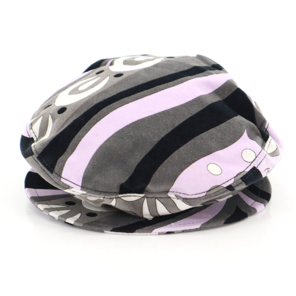 Emilio Pucci エミリオプッチ イタリア製 総柄 ハンチング 2 帽子 レディース