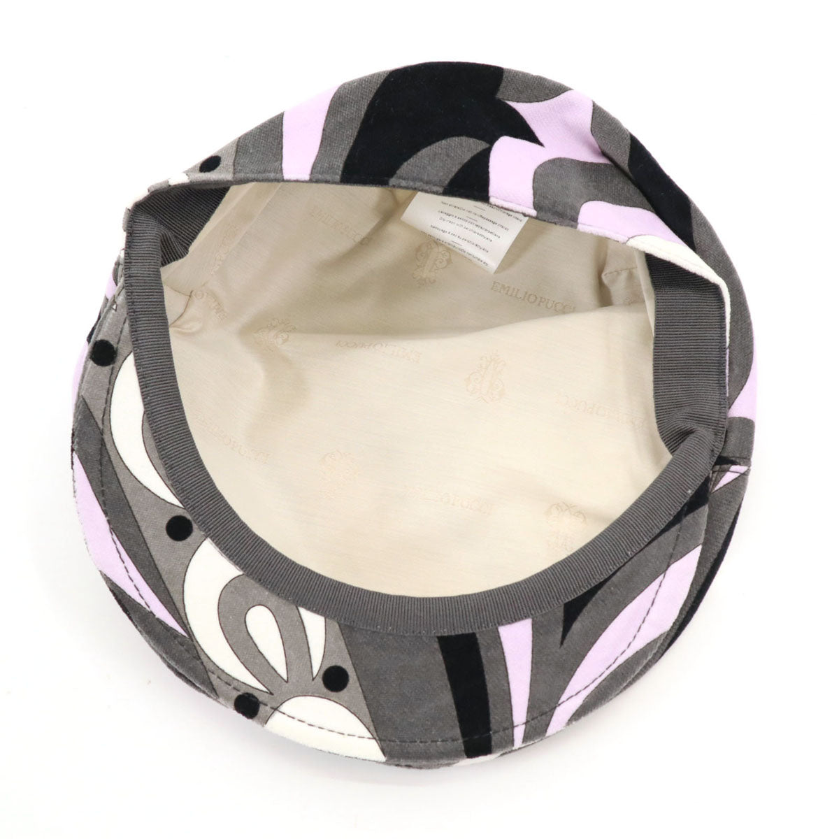 Emilio Pucci エミリオプッチ イタリア製 総柄 ハンチング 2 帽子 レディース