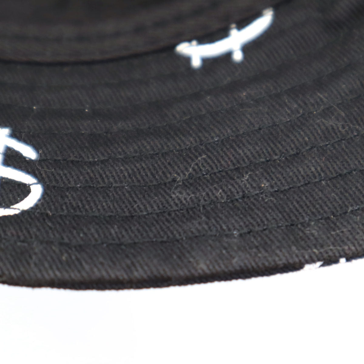 STUSSY ステューシー 総プリント バケット ハット L ブラック レディース