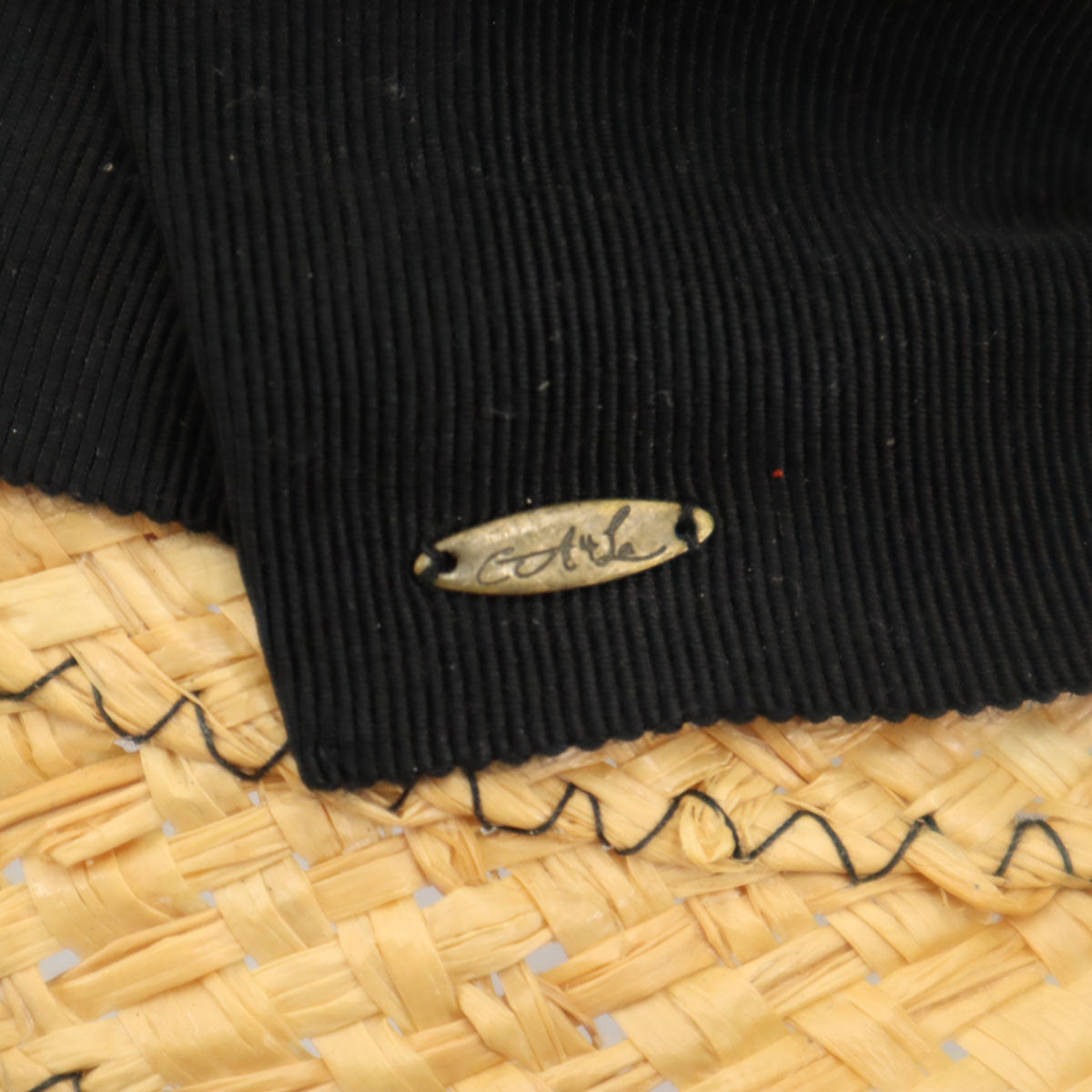 CA4LA カシラ 日本製 ストロー ハット ベージュ系 麦わら帽子 レディース