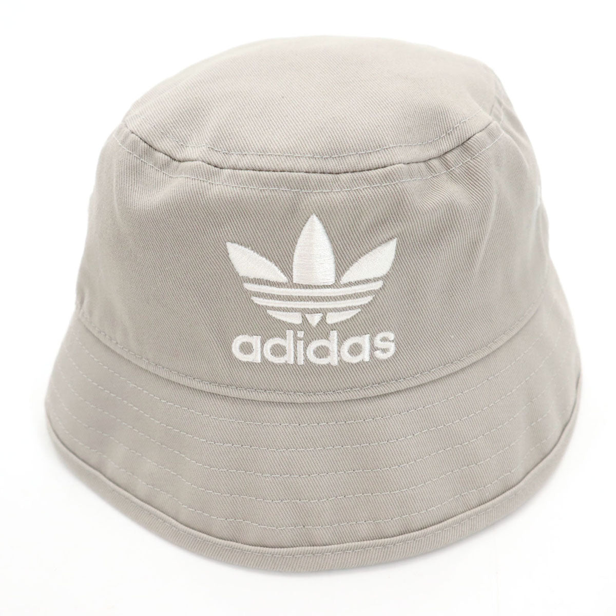adidas アディダス トレフォイルロゴ刺繍 ハット F グレー キッズ