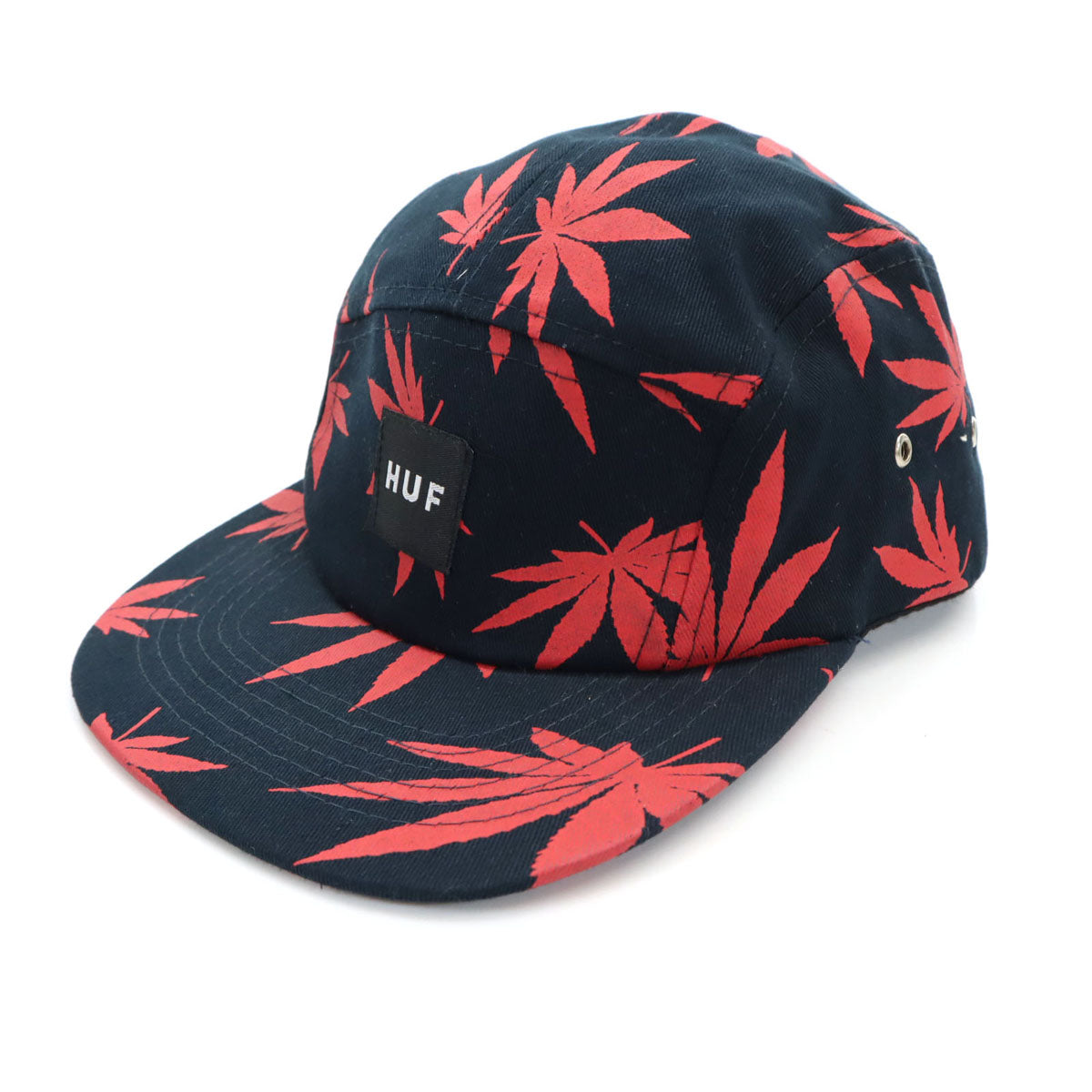 HUF ハフ 5パネル プラントライフ ジェット キャップ ネイビー 帽子 スナップバック メンズ