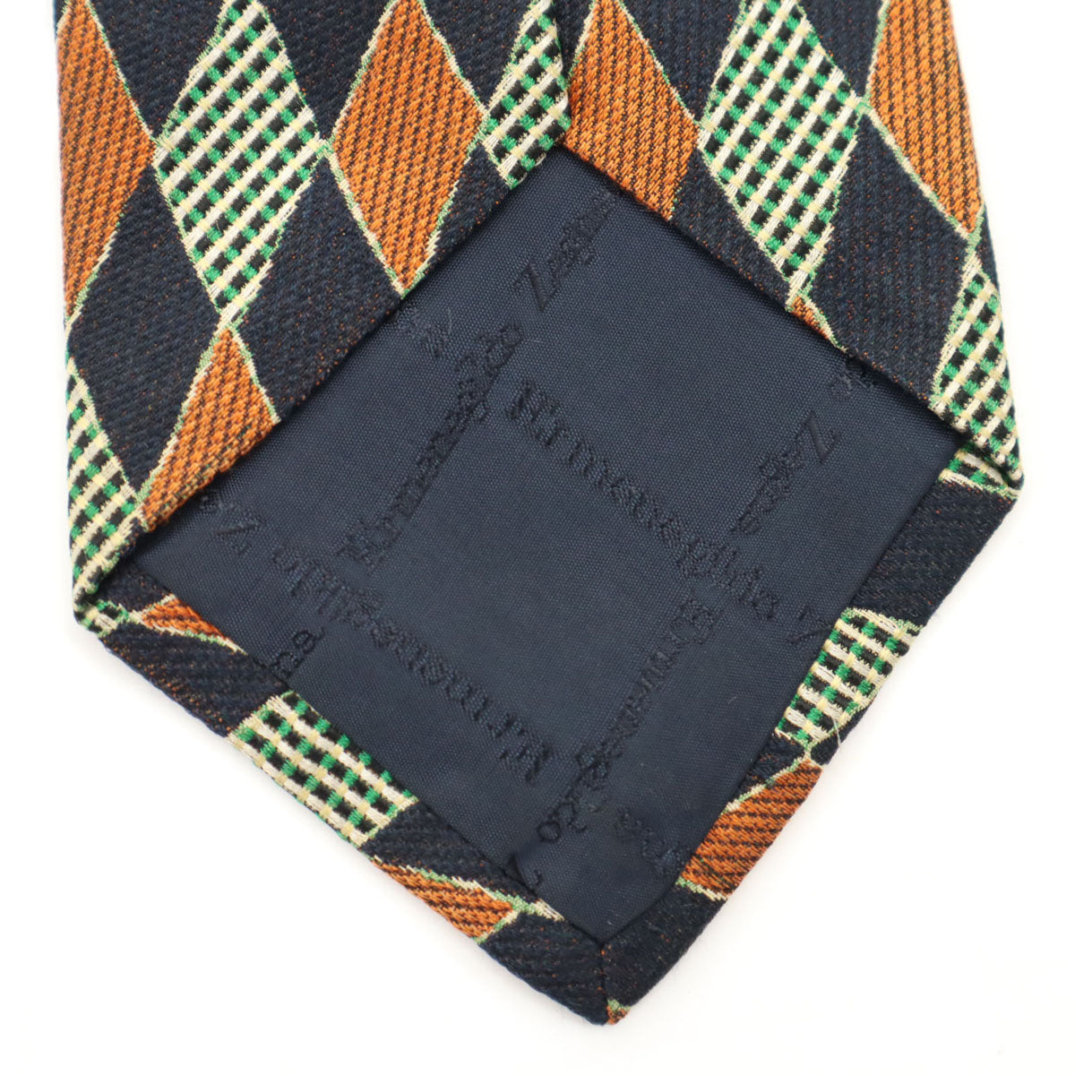 Ermenegildo Zegna エルメネジルドゼニア イタリア製 シルク アーガイル柄 ネクタイ マルチ メンズ