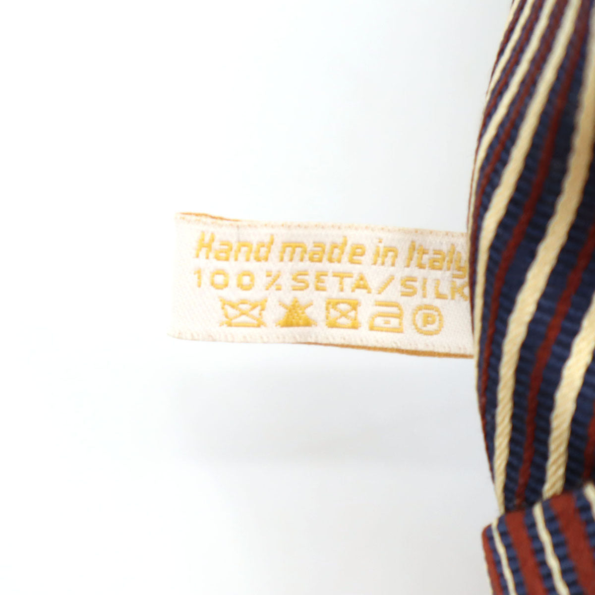 BVLGARI ブルガリ イタリア製 シルク 斜ストライプ柄 ネクタイ ボルドー メンズ