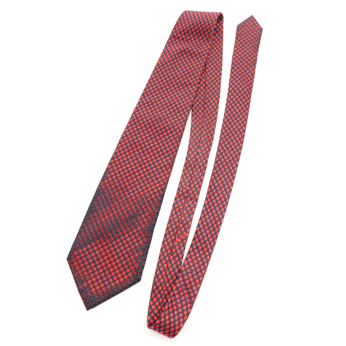 Paul Smith LONDON ポールスミス ロンドン バーズアイ柄 ネクタイ レッド メンズ