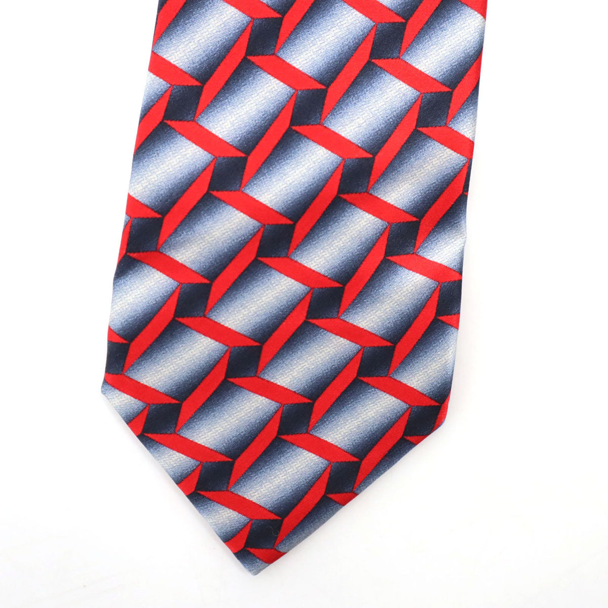 GIORGIO ARMANI ジョルジオアルマーニ イタリア製 シルク 総柄 ネクタイ レッド メンズ