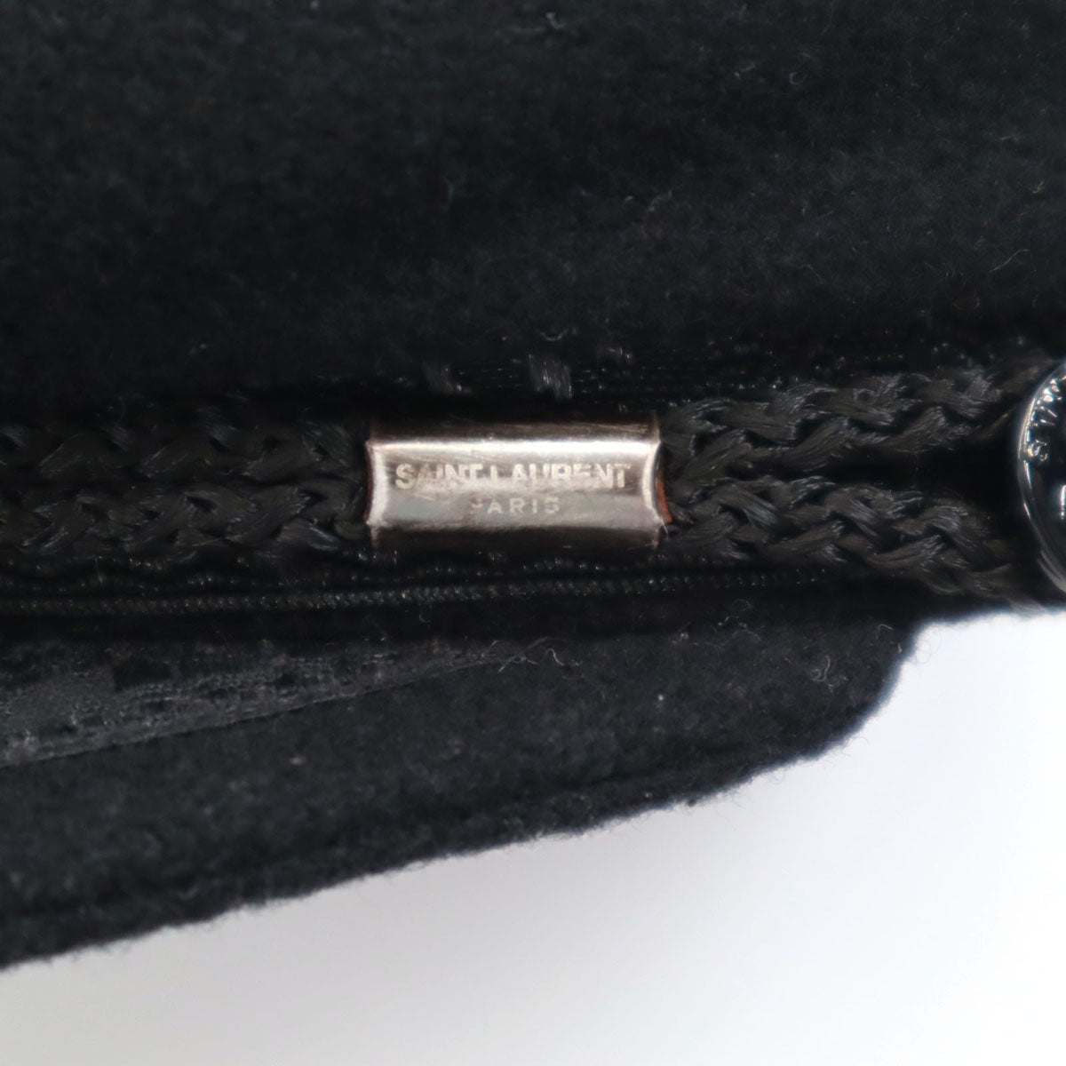 SAINT LAURENT サンローラン フランス製 キャスケット 60 ブラック 帽子 レディース