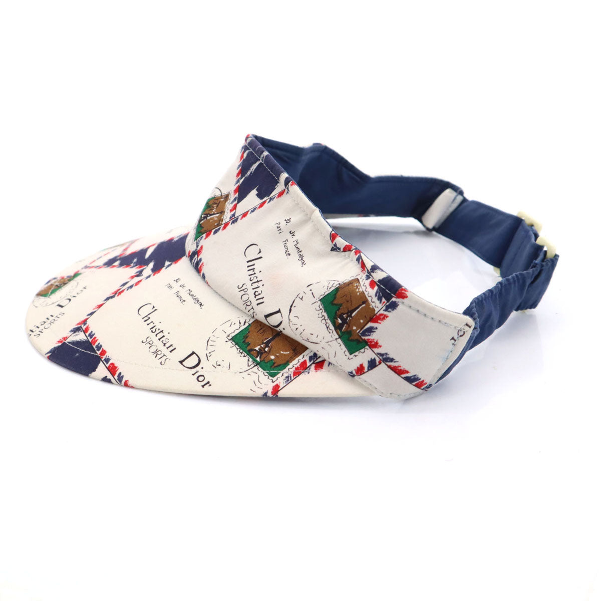 Christian Dior SPORTS クリスチャンディオール スポーツ 総柄 サンバイザー アイボリー 帽子 ユニセックス メンズ