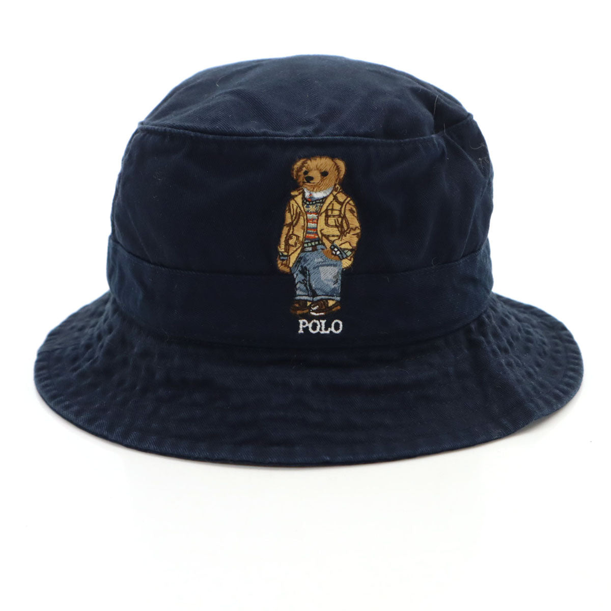 POLO RALPH LAUREN ポロラルフローレン ポロベア バケット ハット 58 ネイビー 帽子 レディース