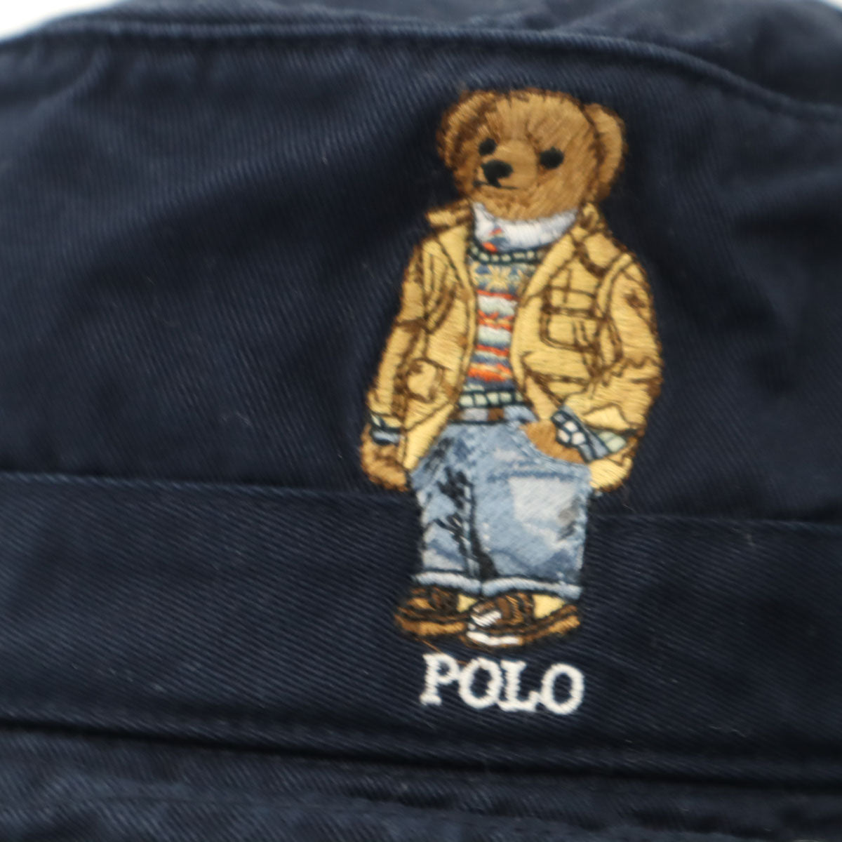 POLO RALPH LAUREN ポロラルフローレン ポロベア バケット ハット 58 ネイビー 帽子 レディース