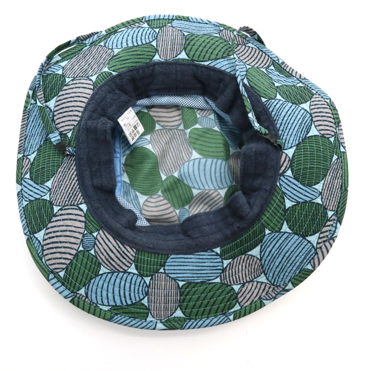 THE NORTH FACE ノースフェイス ミナペルホネン コラボ 総柄 ホライズン ハット M 水色系 NNO1708 帽子 アウトドア メンズ