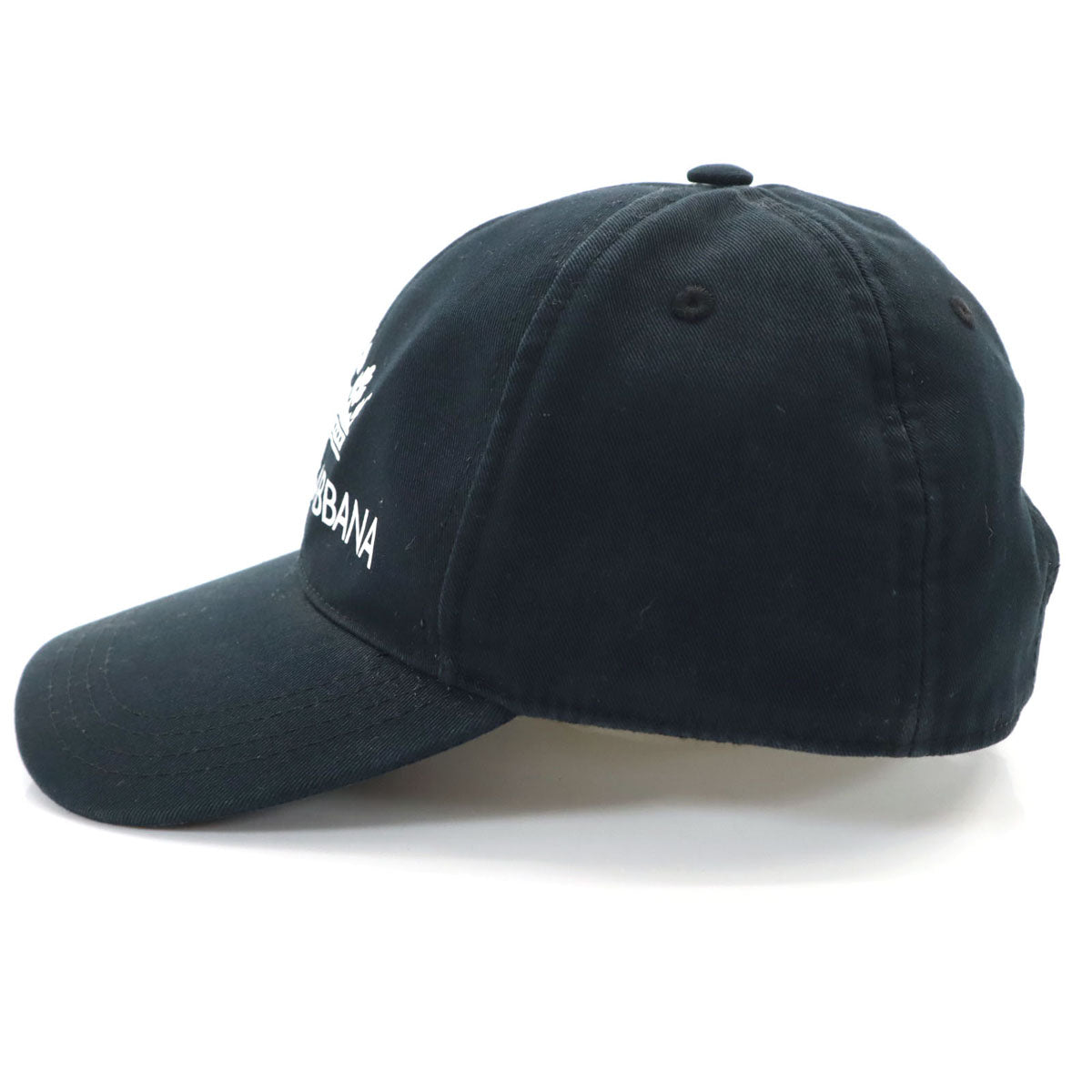 DOLCE&GABBANA ドルチェアンドガッバーナ イタリア製 キャップ 57 ブラック系 帽子 メンズ