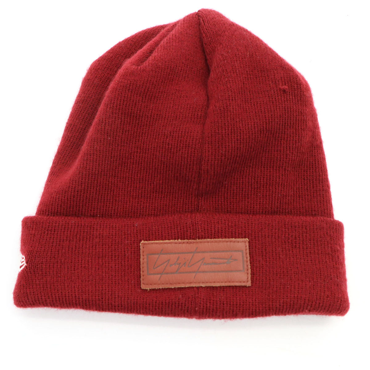 Yohji Yamamoto POUR HOMME ヨウジヤマモトプールオム NEW ERA ニューエラ コラボ ニットキャップ ワインレッド ビーニー メンズ
