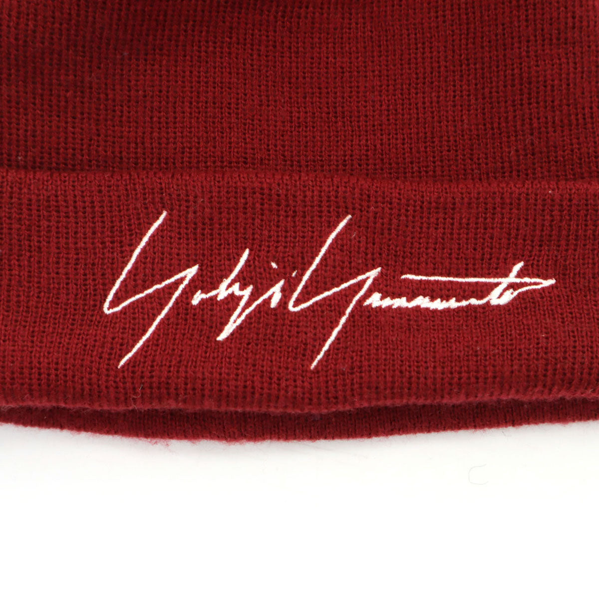 Yohji Yamamoto POUR HOMME ヨウジヤマモトプールオム NEW ERA ニューエラ コラボ ニットキャップ ワインレッド ビーニー メンズ