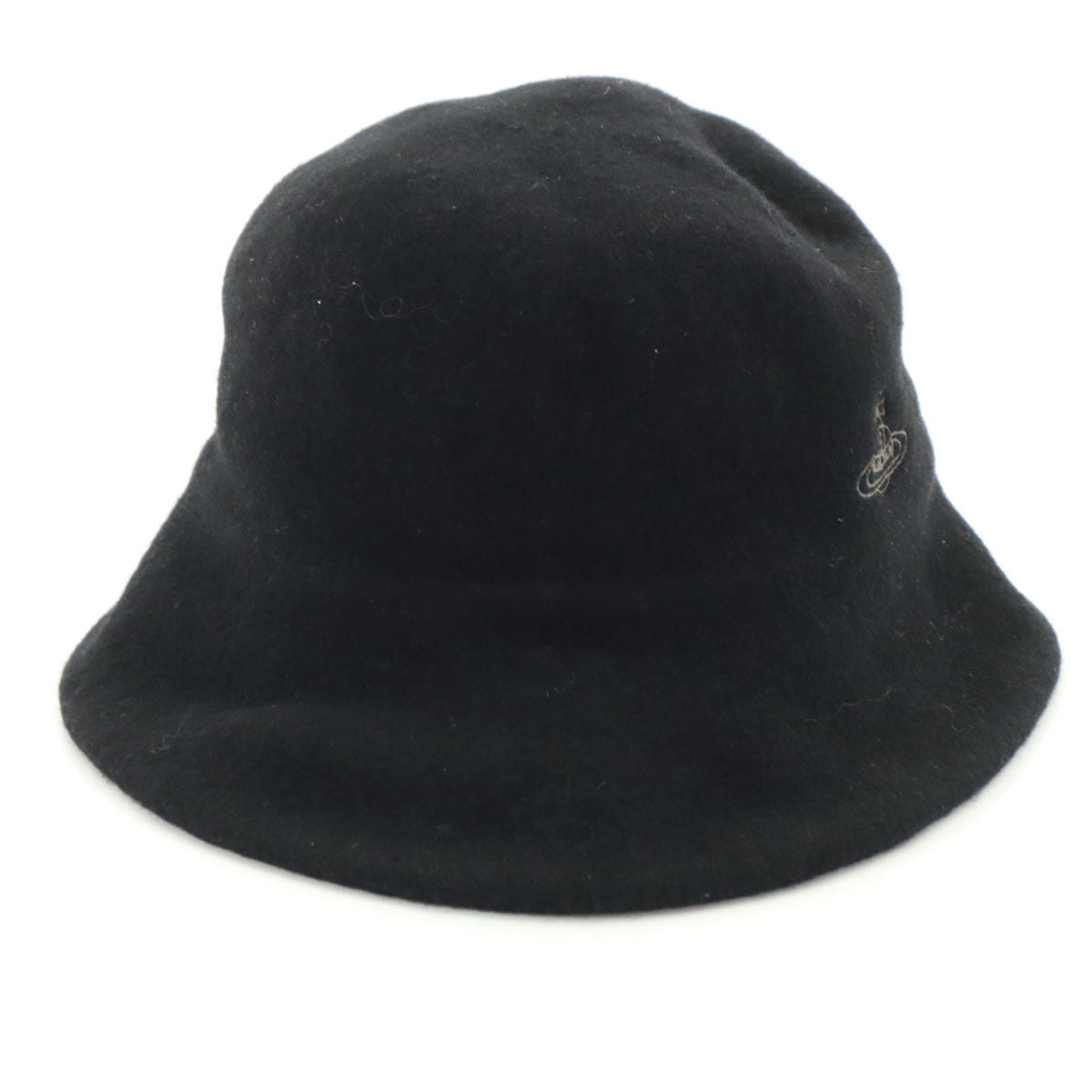 Vivienne Westwood ヴィヴィアンウエストウッド 日本製 ウール ハット S-M ブラック 帽子 レディース