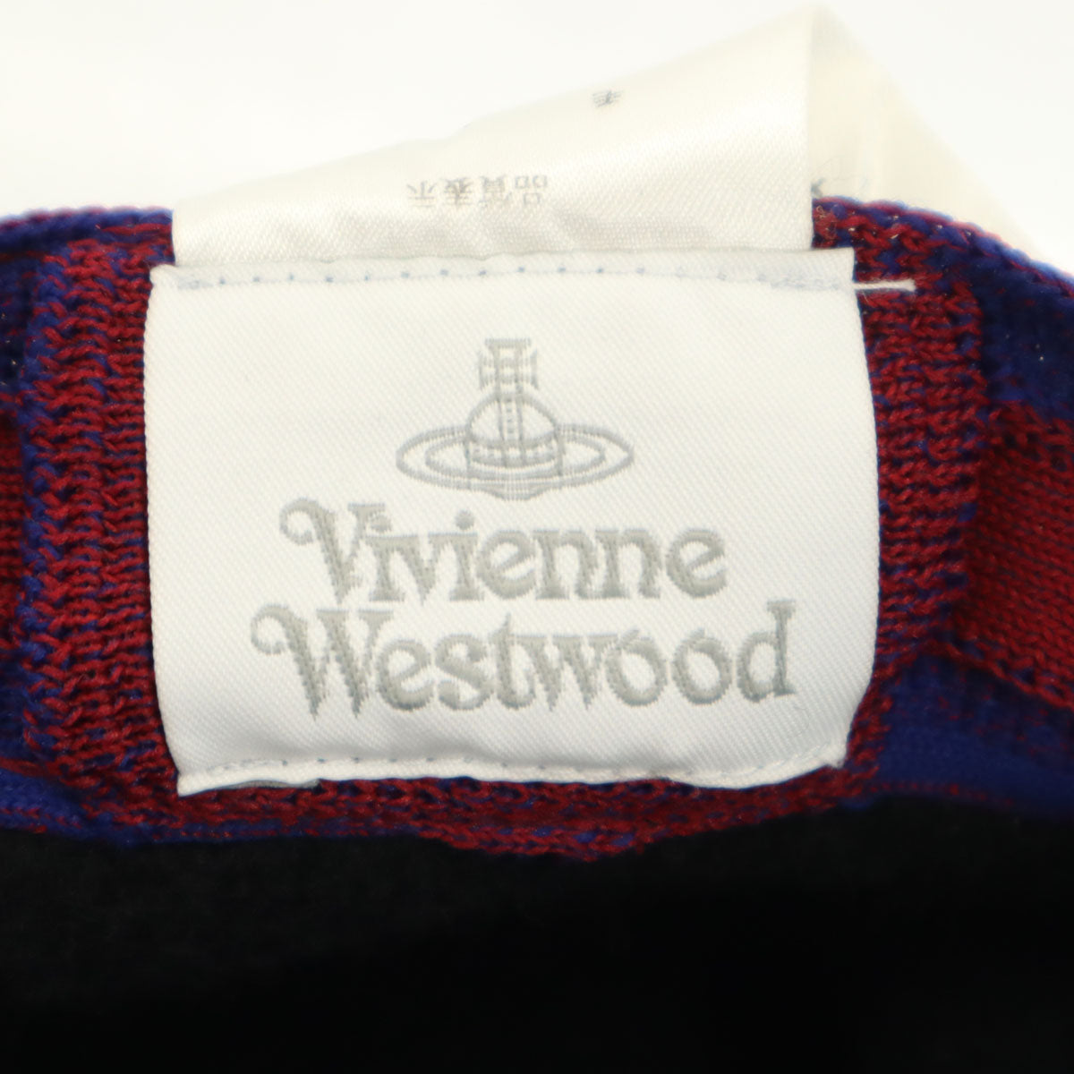 Vivienne Westwood ヴィヴィアンウエストウッド 日本製 ベレー帽 S-M ブラック レディース