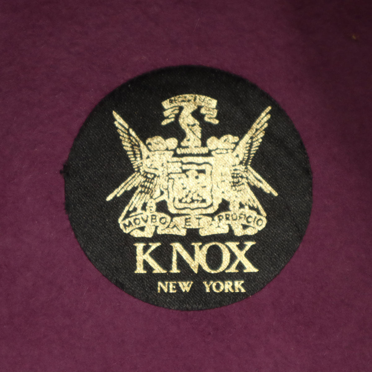 美品 KNOX ノックス CA4LA カシラ別注 ウール ハット 57cm パープル 帽子 メンズ