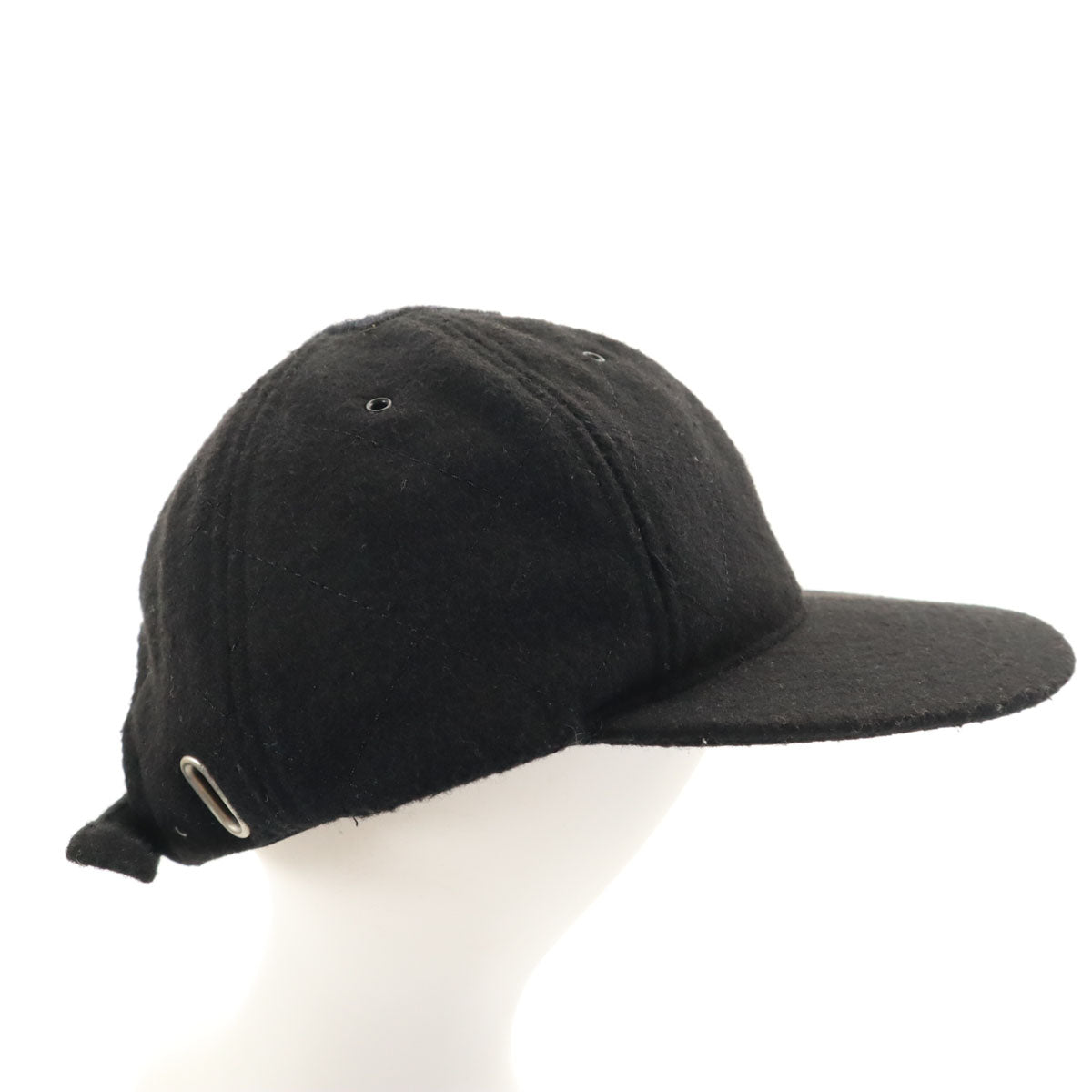 C.E シーイー ウールブレンド キャップ ブラック 帽子 メンズ