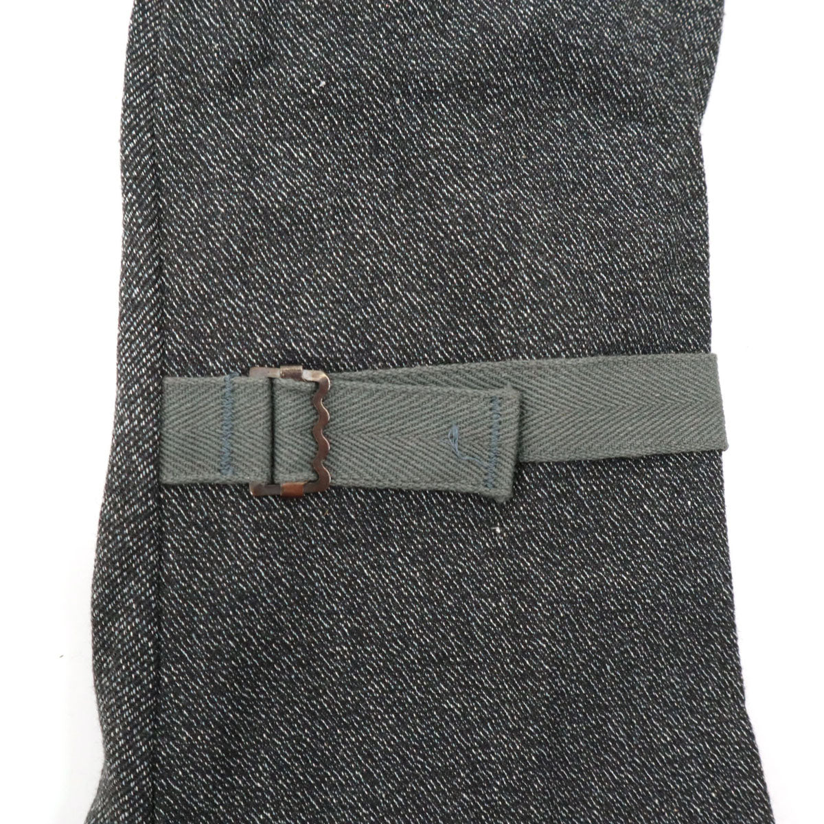 美品 SWISS ARMY スイス軍 デニムミトン グローブ 手袋 グレー ミリタリー メンズ