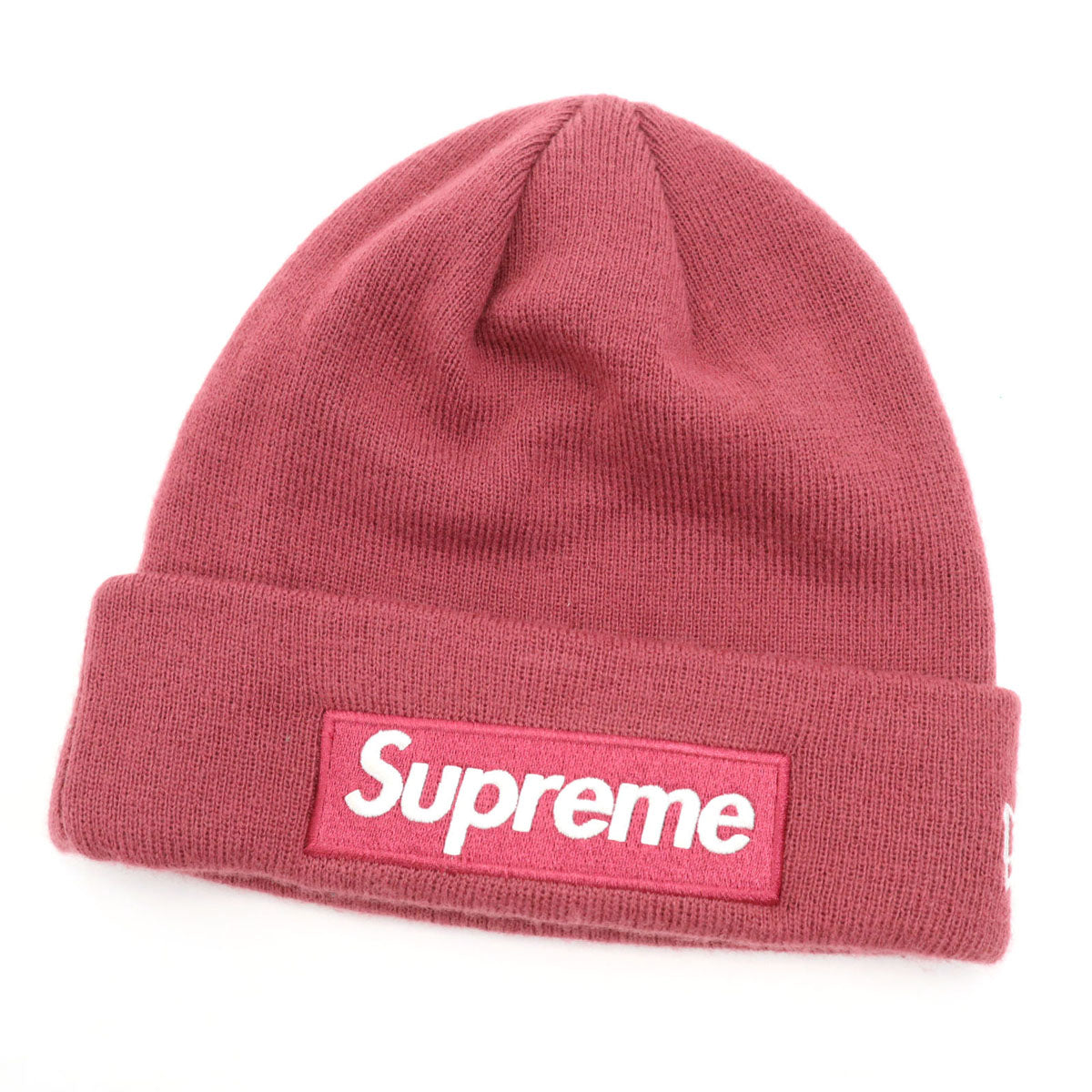 Supreme シュプリーム NEWERA ニューエラ コラボ ビーニー ニットキャップ ワインレッド メンズ