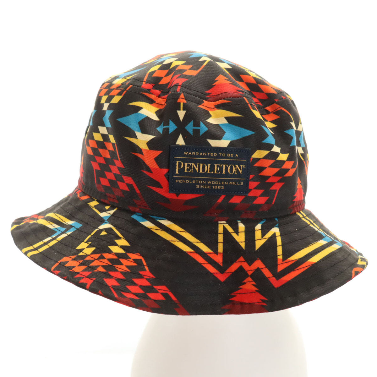 NEW ERA ニューエラ Pendleton ペンドルトン コラボ アドベンチャーライト ハット L-XL ブラック 帽子 メンズ