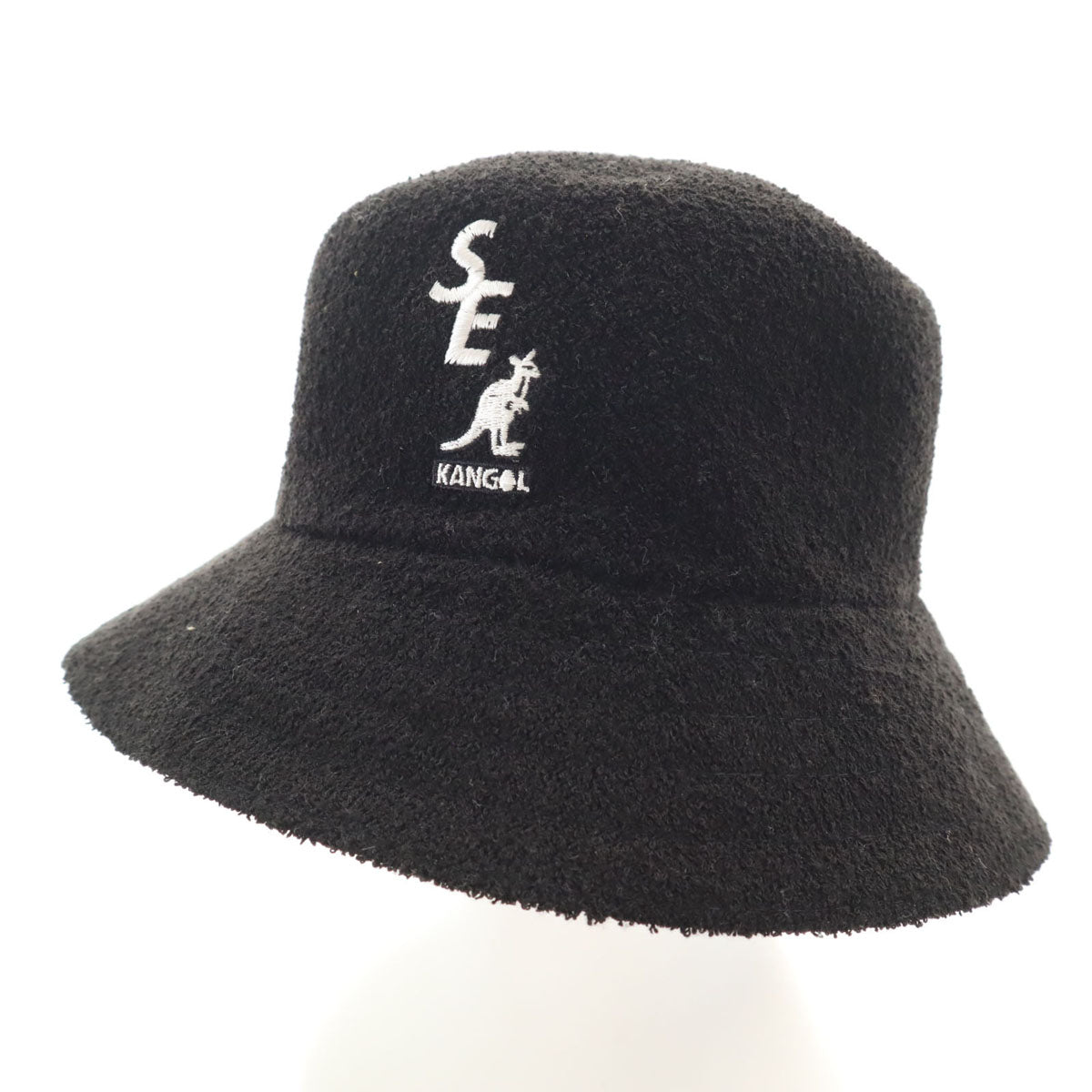 未使用 WIND AND SEA ウィンダンシー KANGOL カンゴール コラボ バケット ハット L ブラック 帽子 メンズ
