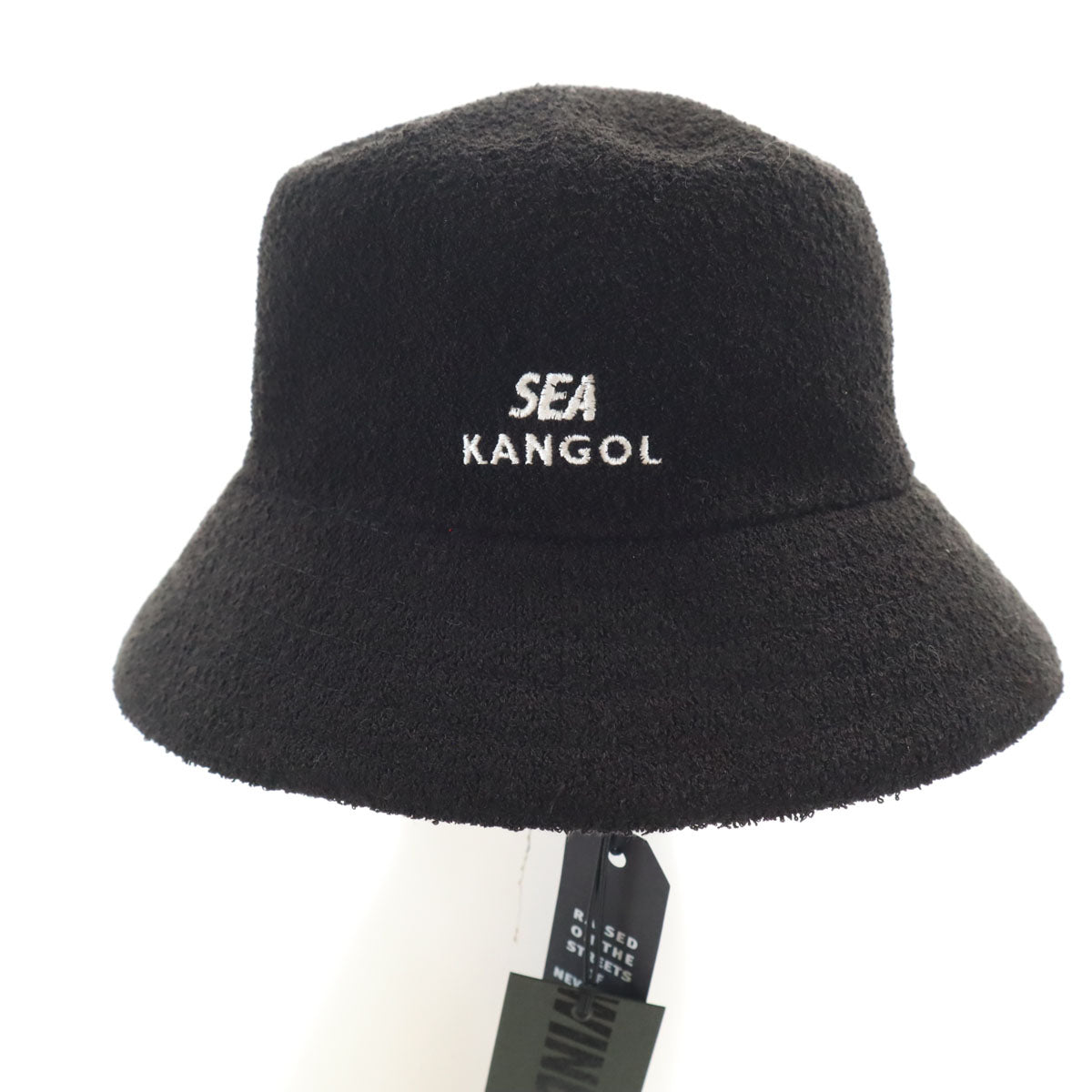 未使用 WIND AND SEA ウィンダンシー KANGOL カンゴール コラボ バケット ハット L ブラック 帽子 メンズ