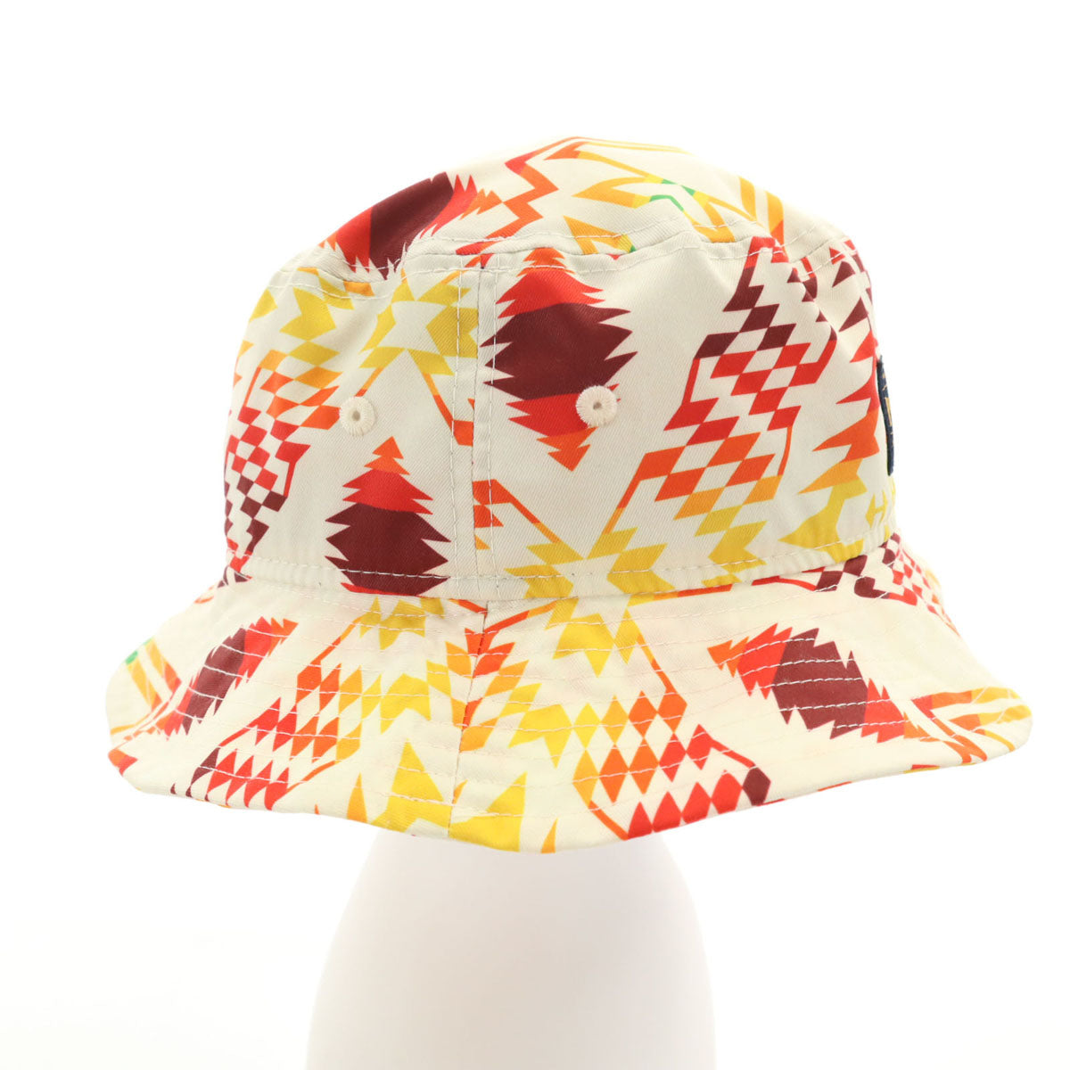 NEW ERA ニューエラ Pendleton ペンドルトン コラボ 総柄 アドベンチャー ハット L/XL アイボリー 帽子 メンズ
