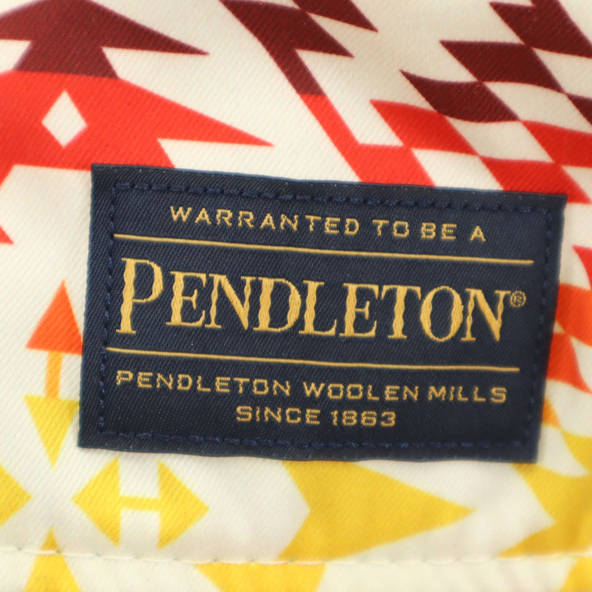NEW ERA ニューエラ Pendleton ペンドルトン コラボ 総柄 アドベンチャー ハット L/XL アイボリー 帽子 メンズ
