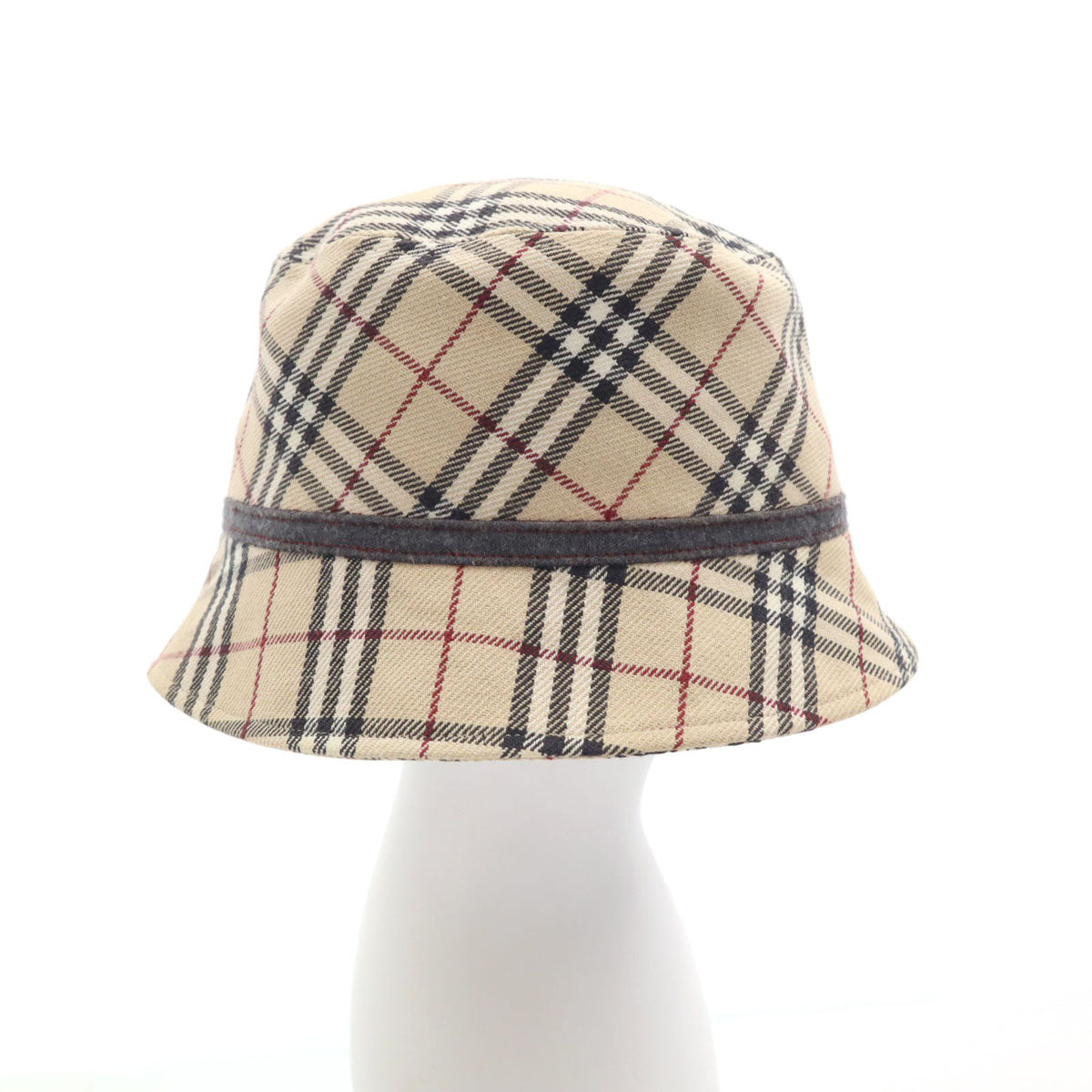 BURBERRY LONDON BLUE LABEL バーバリー ロンドン ブルーレーベル 日本製 ノバチェック バケット ハット ベージュ 三陽商会 メンズ