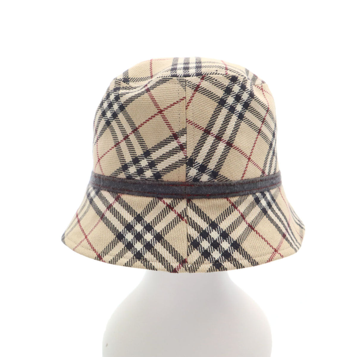 BURBERRY LONDON BLUE LABEL バーバリー ロンドン ブルーレーベル 日本製 ノバチェック バケット ハット ベージュ 三陽商会 メンズ