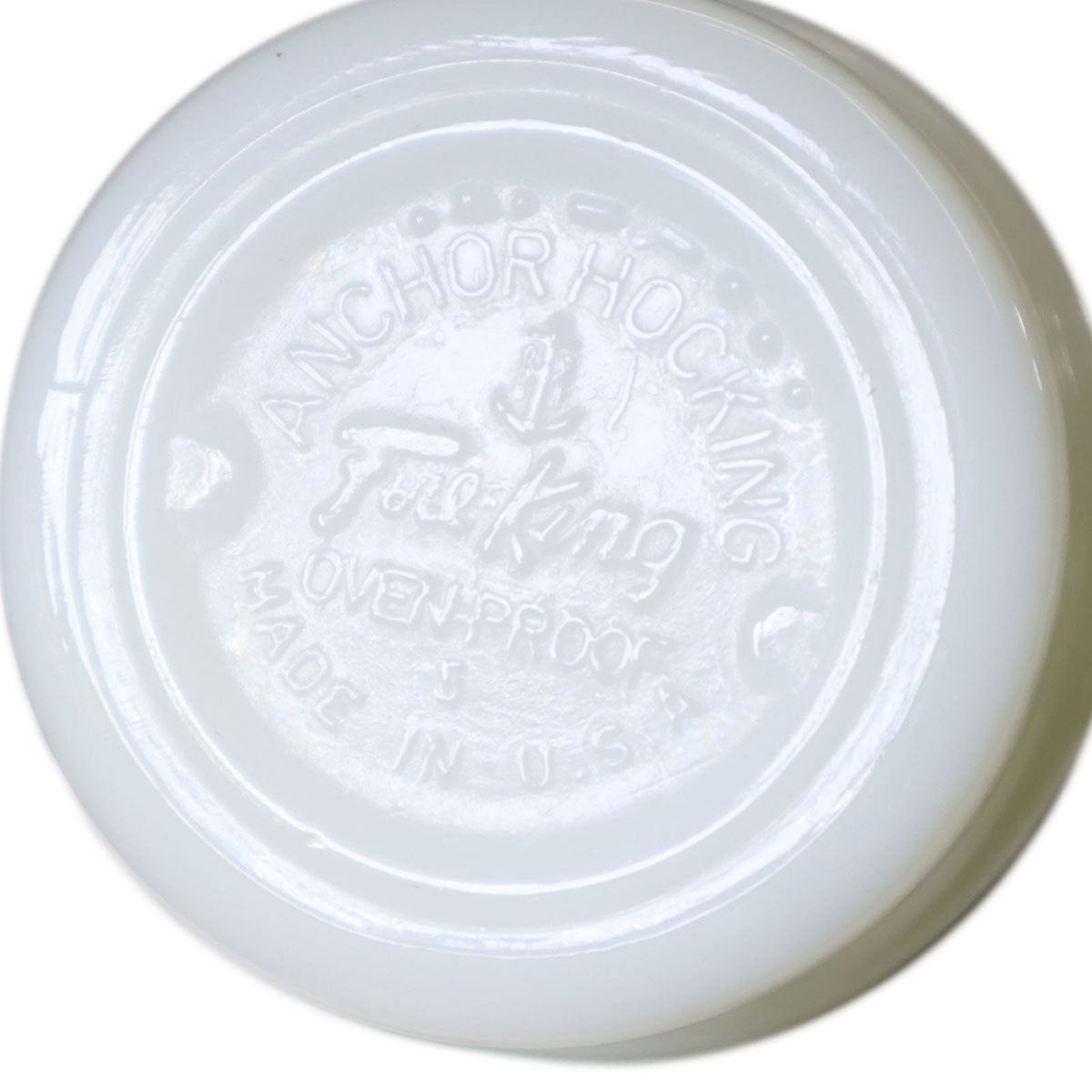 Fire-King ファイヤーキング USA製 フォクシーフラワーズ マグカップ ホワイト ミルクガラス オールド メンズ