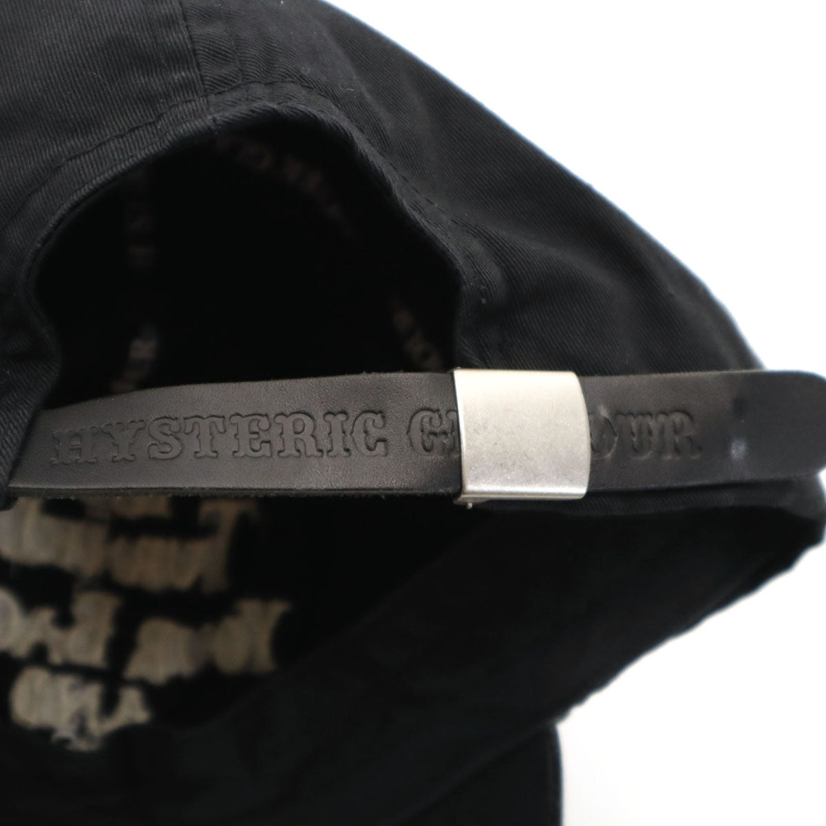 HYSTERIC GLAMOUR ヒステリックグラマー 日本製 キャップ FREE ブラック 帽子 レディース