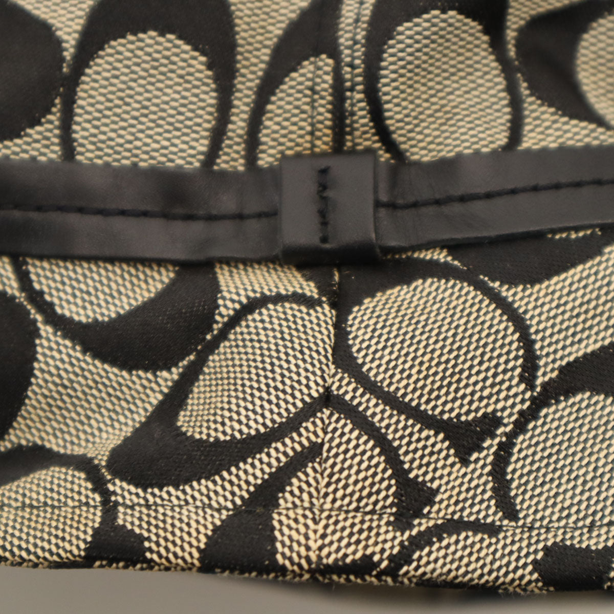 COACH コーチ シグネチャー ジャカード シグネチャー バケット ハット S ベージュ 帽子 レディース