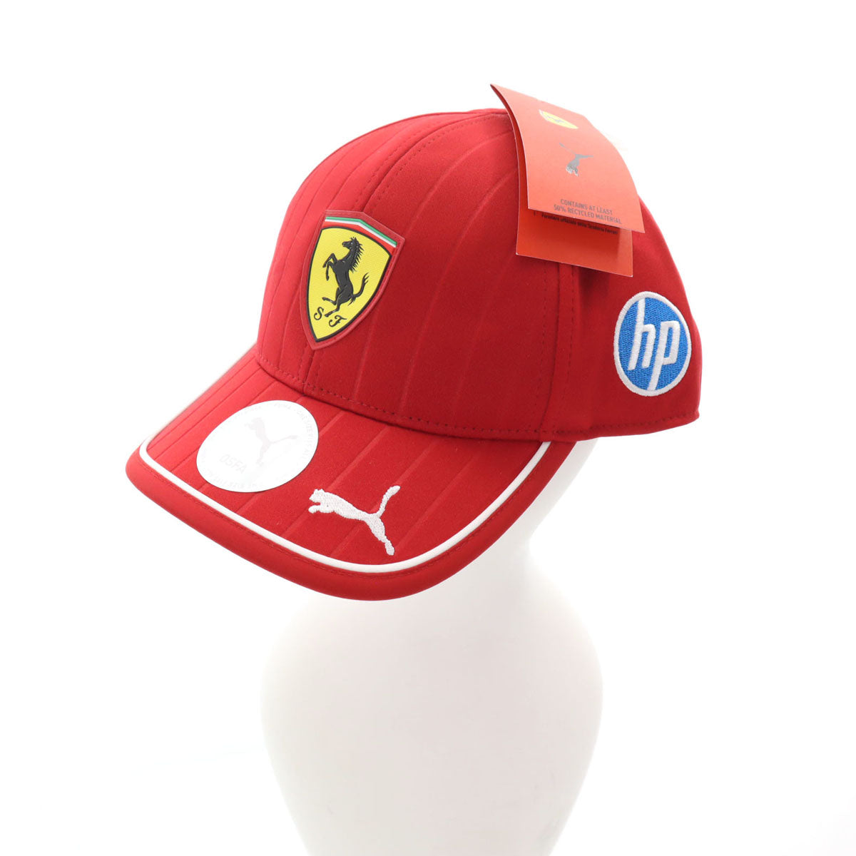 未使用 PUMA プーマ Ferrari フェラーリ コラボ ハミルトン キャップ OSFA レッド 帽子 メンズ